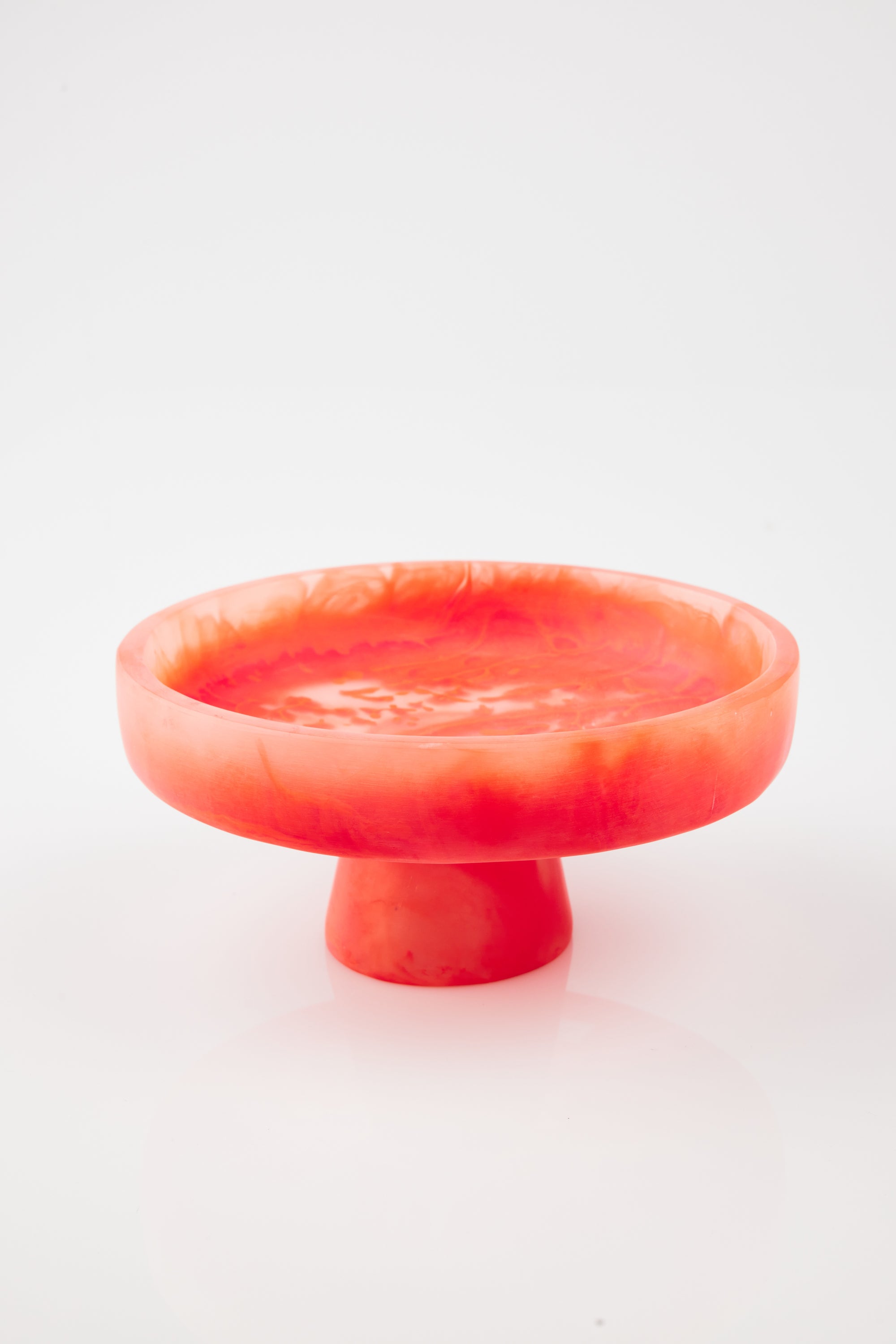 Pedestal Bowl Orange - Large
