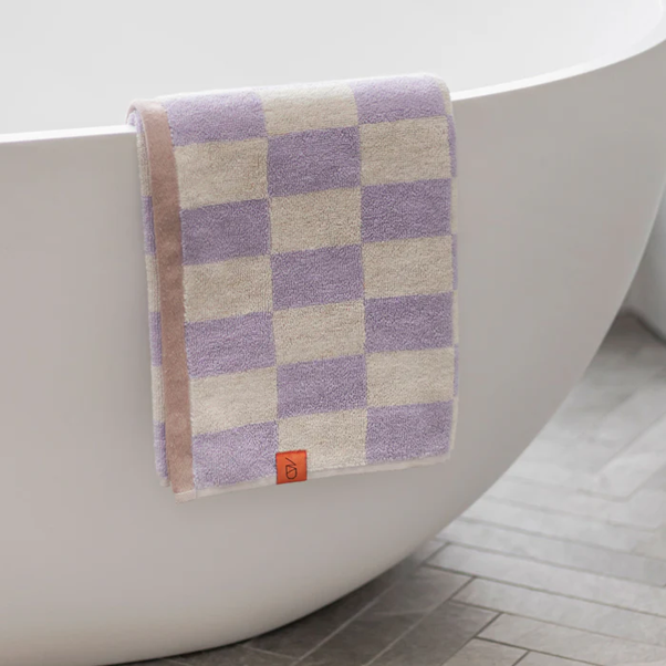 Mette Ditmer Retro Hand Towel (W50 x L90 cm), Lilac