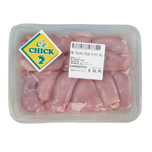 AWC Chicken Thigh Fillet 1kg