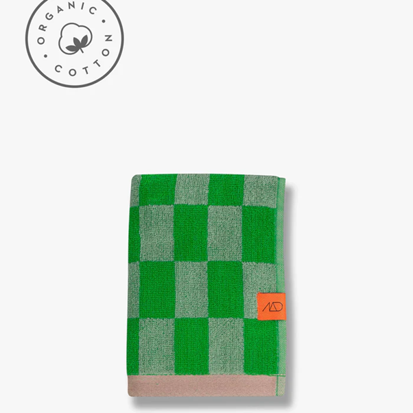 Mette Ditmer Retro Hand Towel (W50 x L90 cm), Classic Green