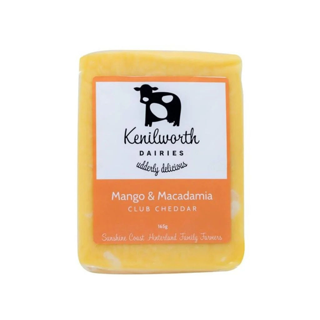 Kenilworth Dairies Mango & Macadamia Cheddar 165g