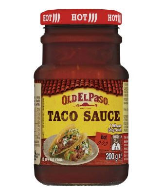 Old El Paso Taco Sauce Hot 200g