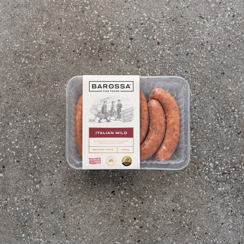 Barossa Fine Foods Italian Mild Sausages 480g