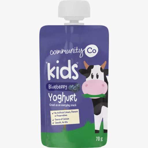Community Co Blueberry Yoghurt Pouch 70g