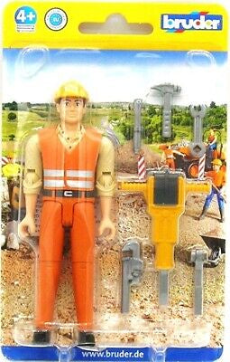 Bruder Construction Worker & Accessories