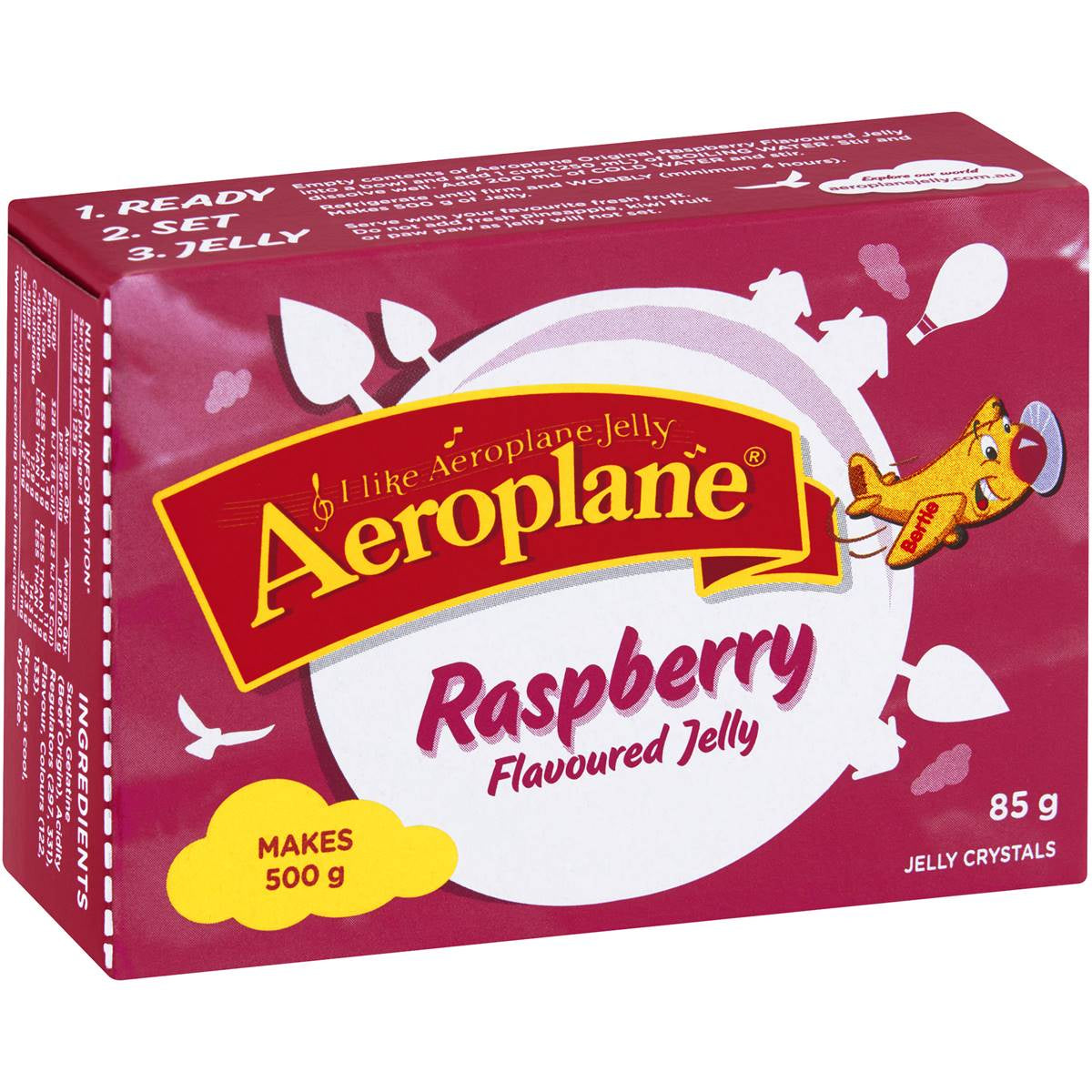 Aeroplane Original Raspberry Flavoured Jelly 85g