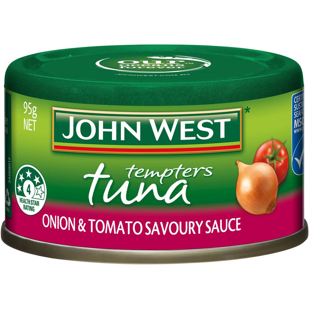 John West Tuna Onion & Tomato Savoury Sauce 95g