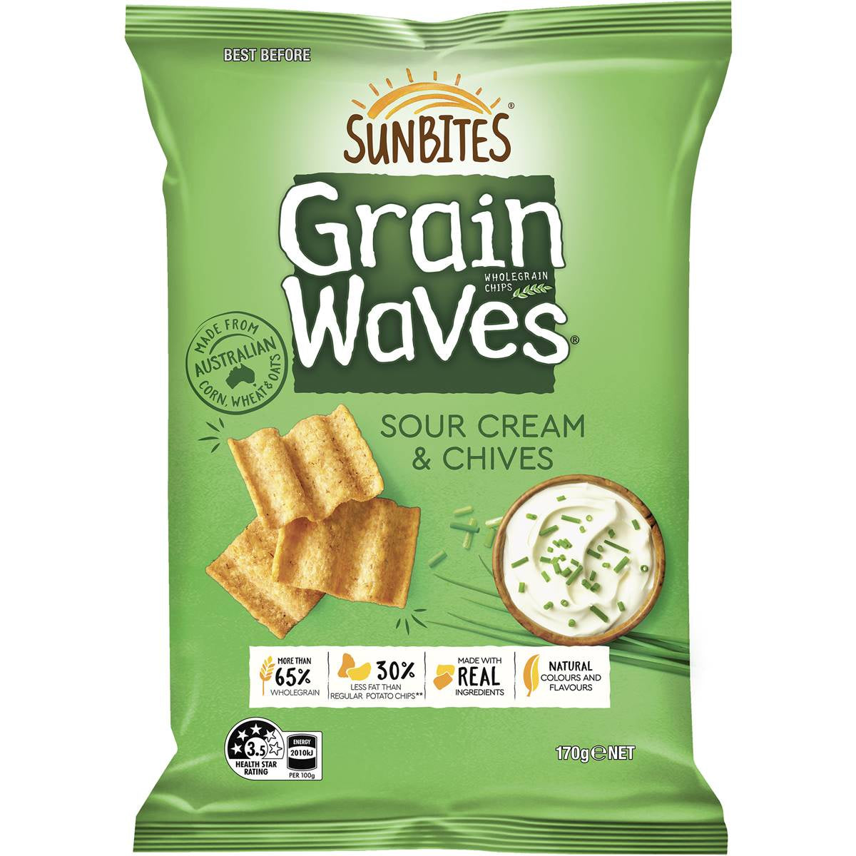 Grainwaves Sour Cream & Chives 170g