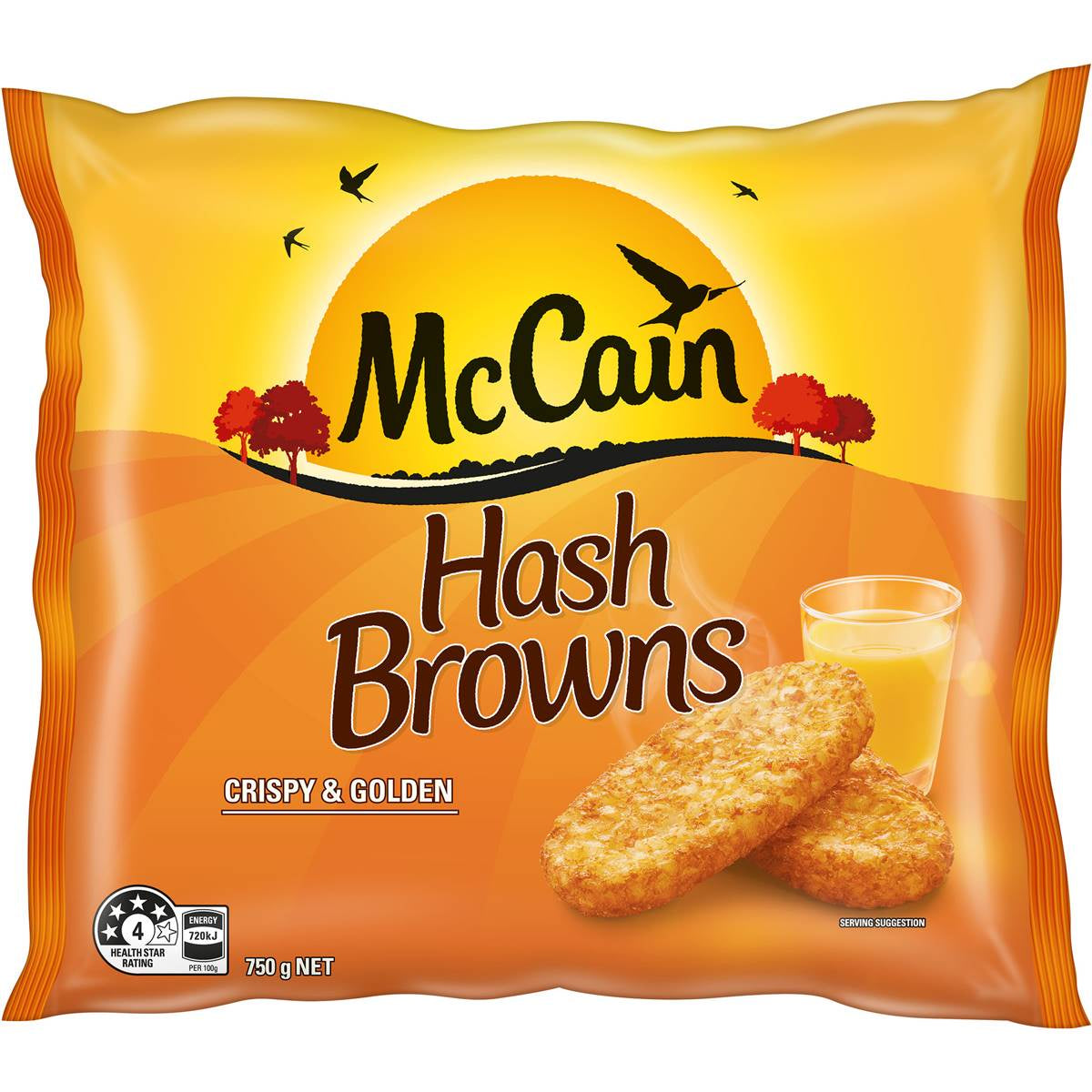 McCain Hash Browns Shredded 750g