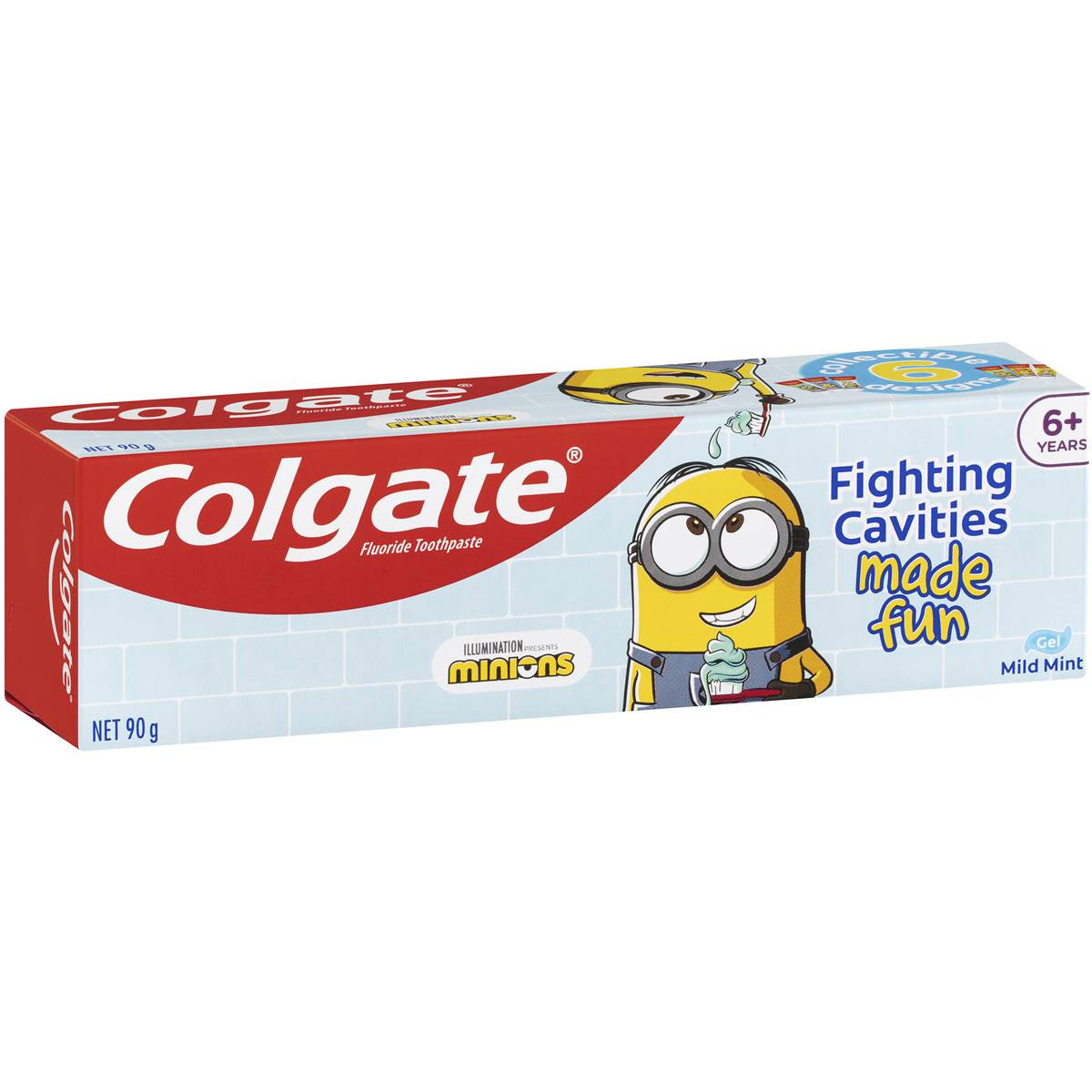 Colgate Kids Minions Mint Gel Toothpaste 6+ yrs 90g