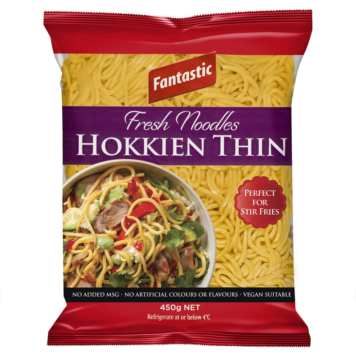 Fantastic Fresh Hokkien Thin Noodles 450g