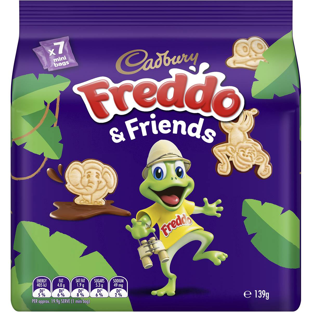 Cadbury Mini Freddo & Friends 139g 7pk