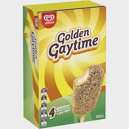 Streets Golden Gaytime Ice Creams 4pk 400ml