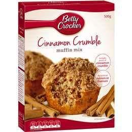 Betty Crocker Cinnamon Crumble Muffin Baking Mix 500g