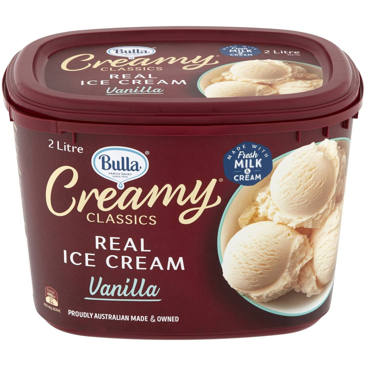 Bulla Creamy Classics Ice-Cream Vanilla 2L