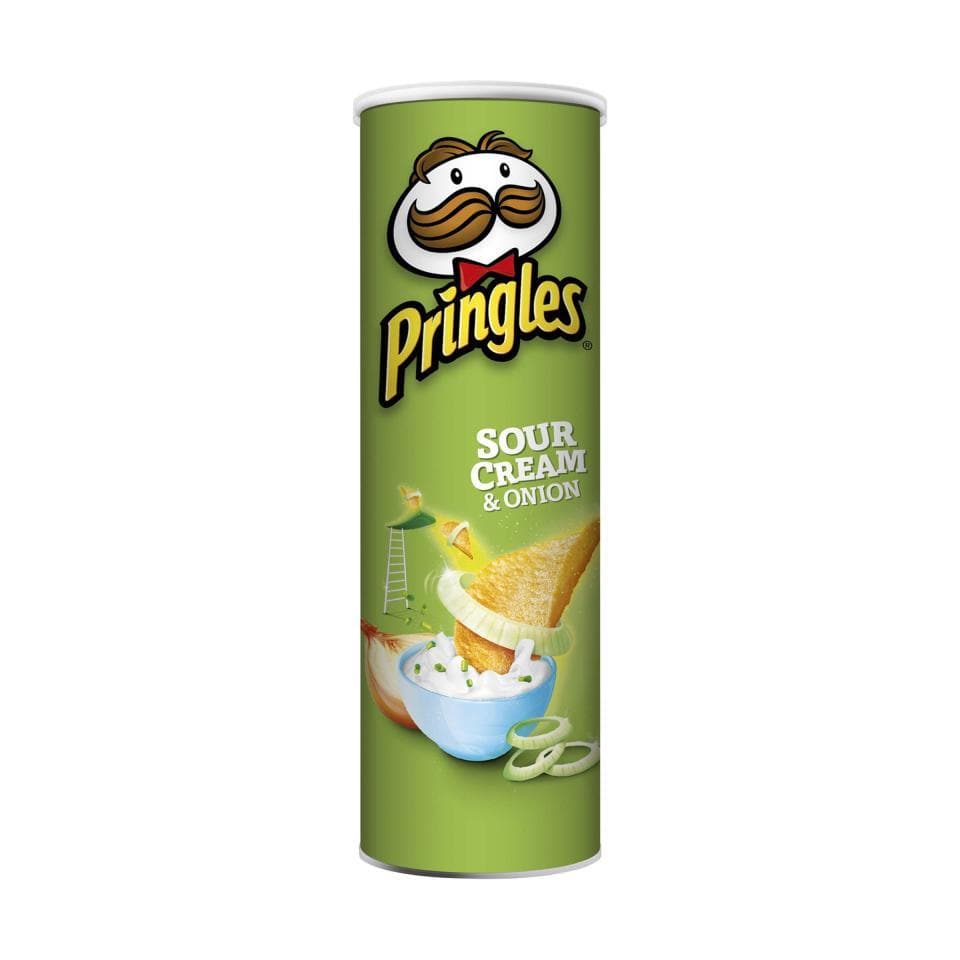 Pringles Potato Chips Sour Cream & Onion 134g