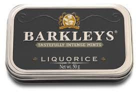 Barkleys Liquorice Mints Tin 50g