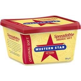 Western Star Original Spreadable Butter 500g