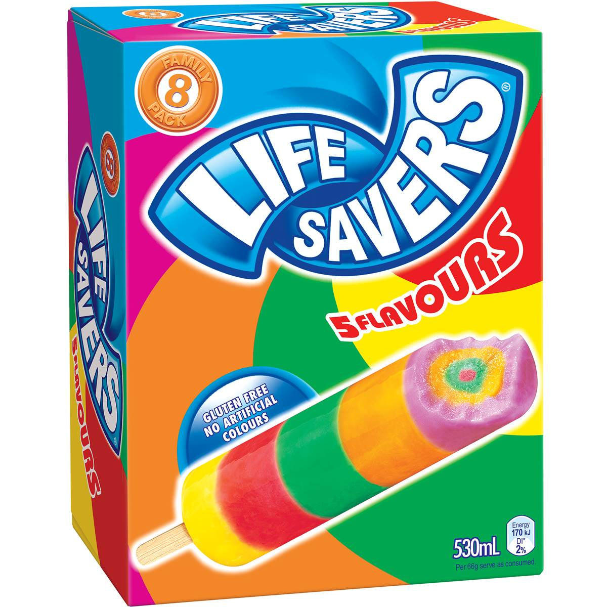 Nestle Lifesavers Icy Poles 8pk