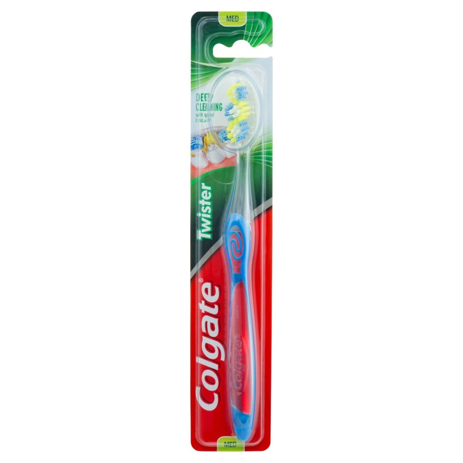 Colgate Twister Medium Deep Cleaning Toothbrush 1pk