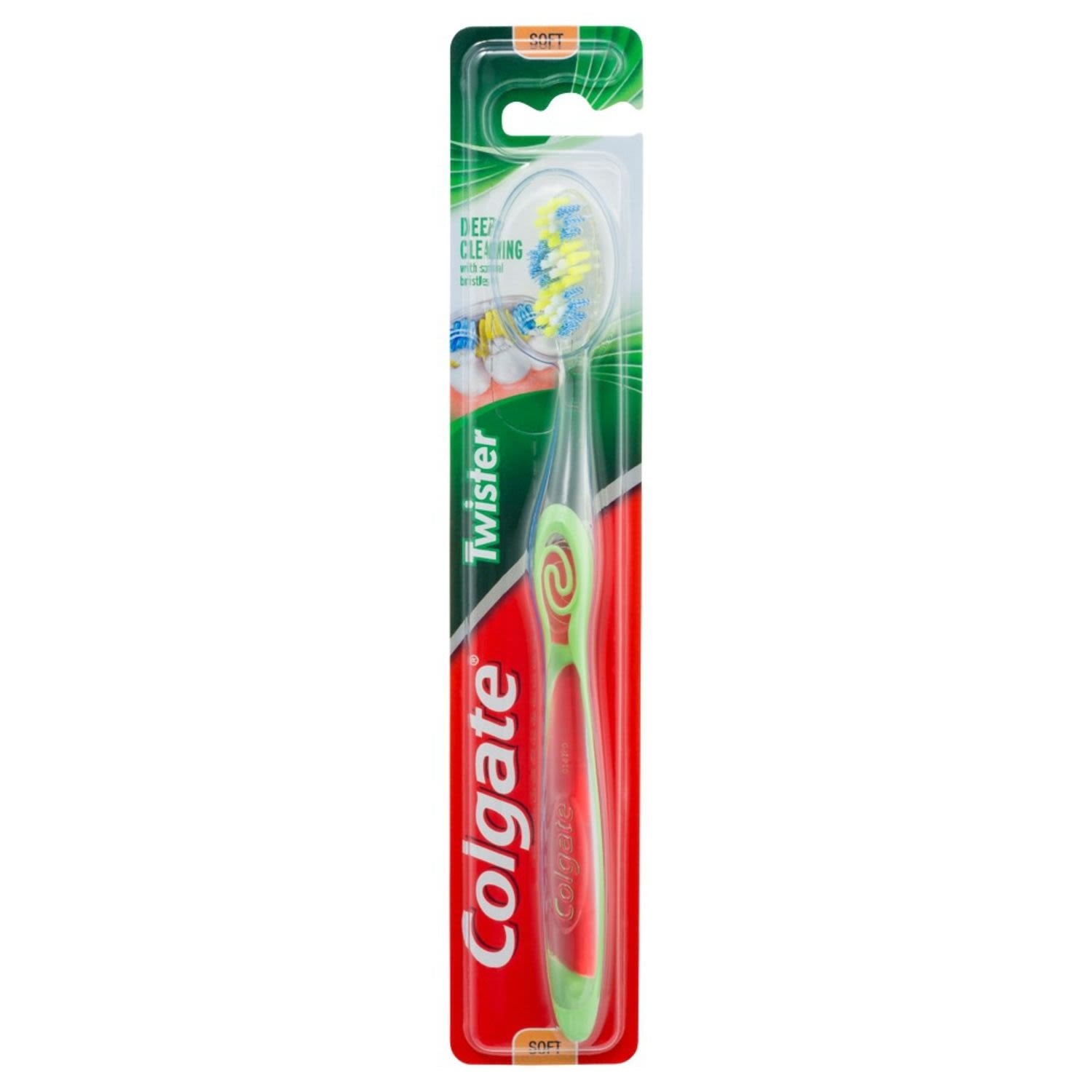 Colgate Twister Soft Deep Cleaning Toothbrush 1pk