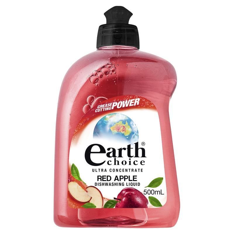 Earth Choice Ultra Concentrate Dishwashing Liquid Red Apple 500ml