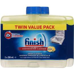 Finish Dishwasher Deep Cleaner Twin Pack 250ml
