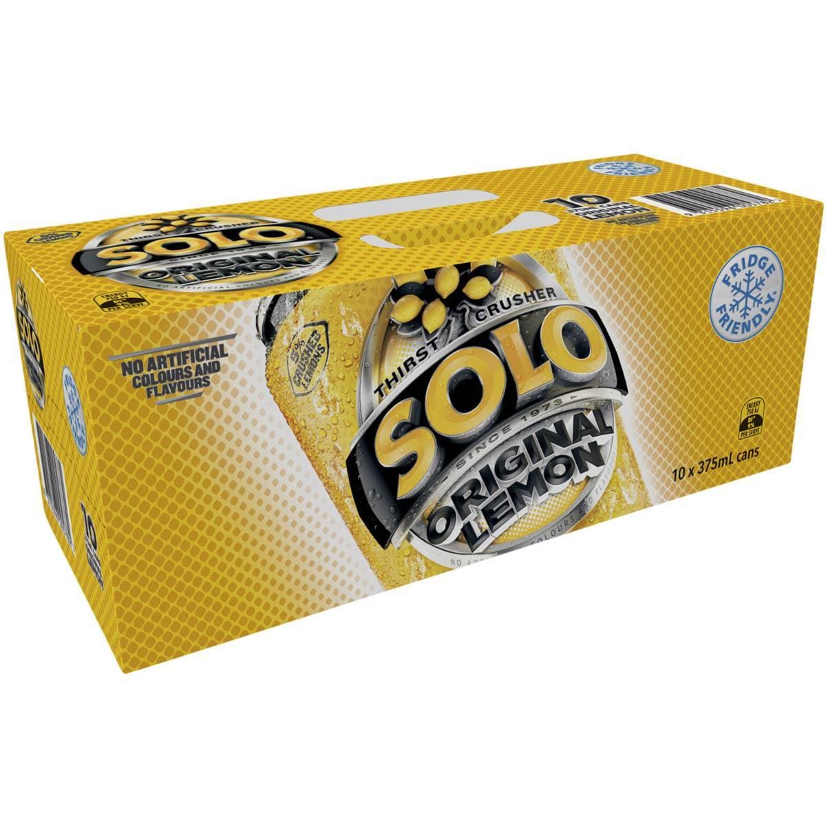 Schweppes Solo Cans 10x375ml