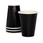 Black Insulated Coffee Cups 12oz 25pk