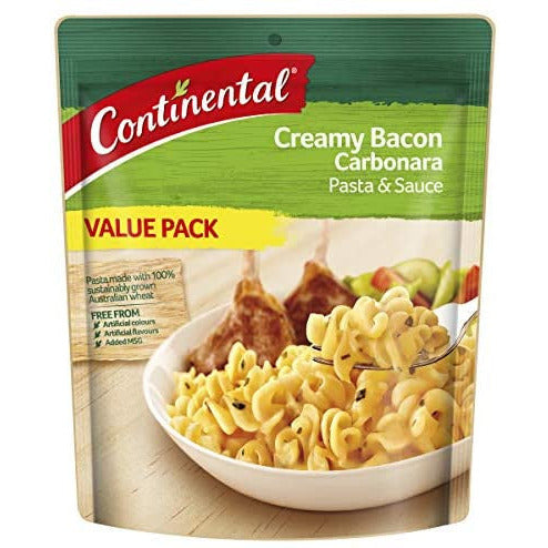Continental Pasta Bacon Carbonara Value Pack 145g