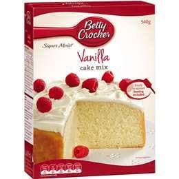 Betty Crocker Vanilla Cake Baking Mix 540g