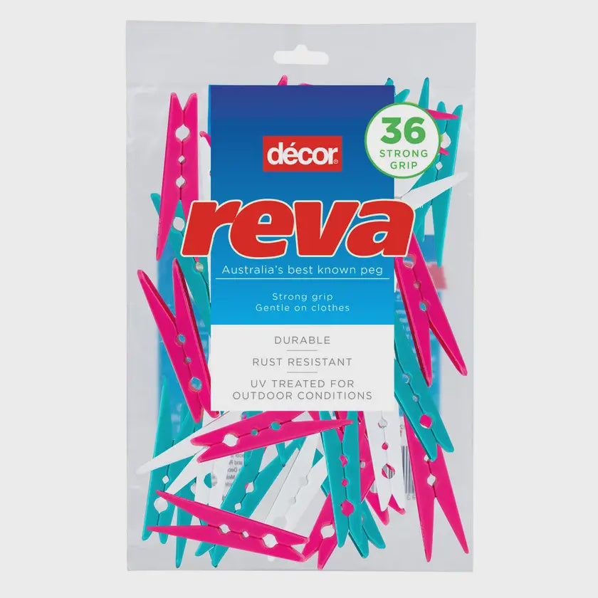 Decor Reva Clothes Peg 36 Pack