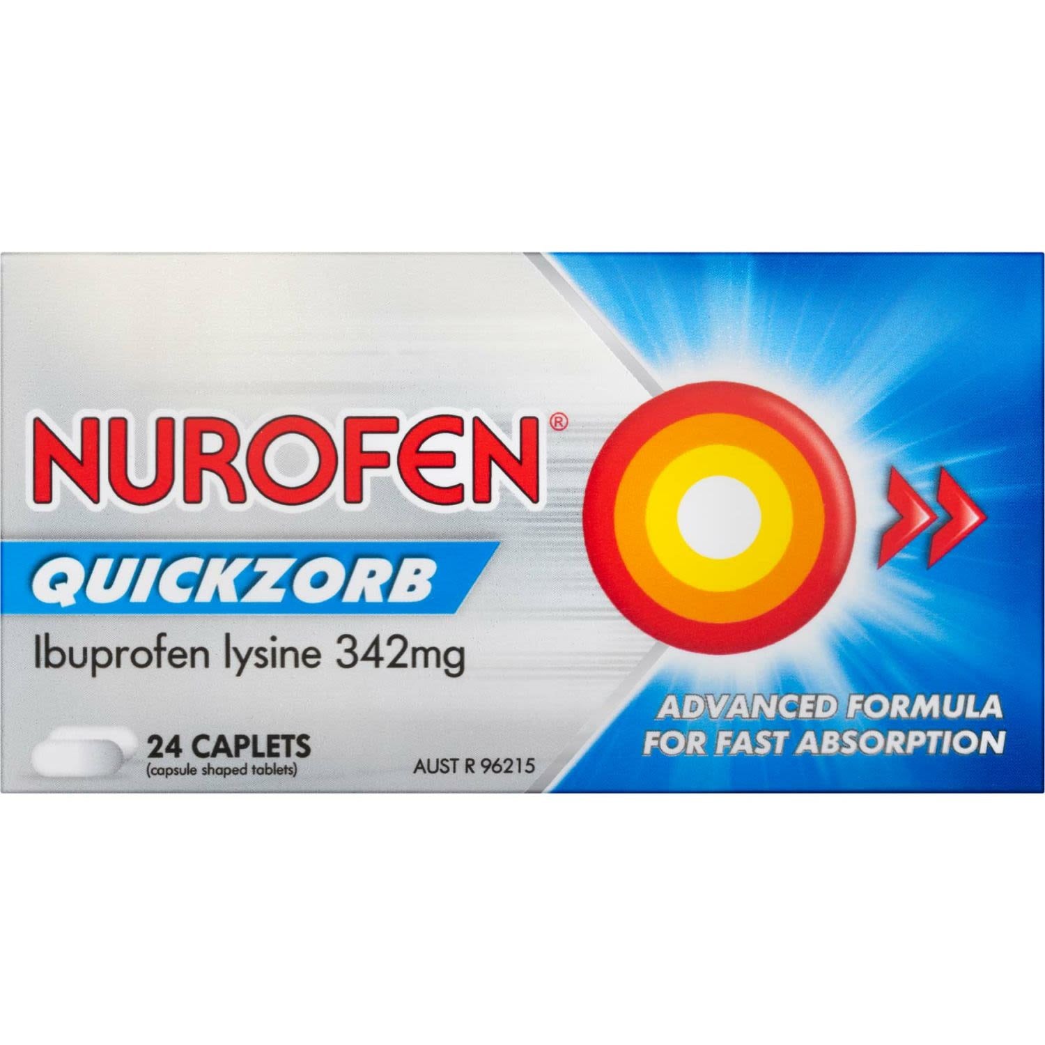Nurofen Quickzorb Caplets 24pk