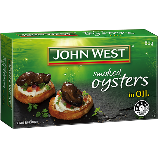 John West Oysters Smoked in Vegetable Oil 85g