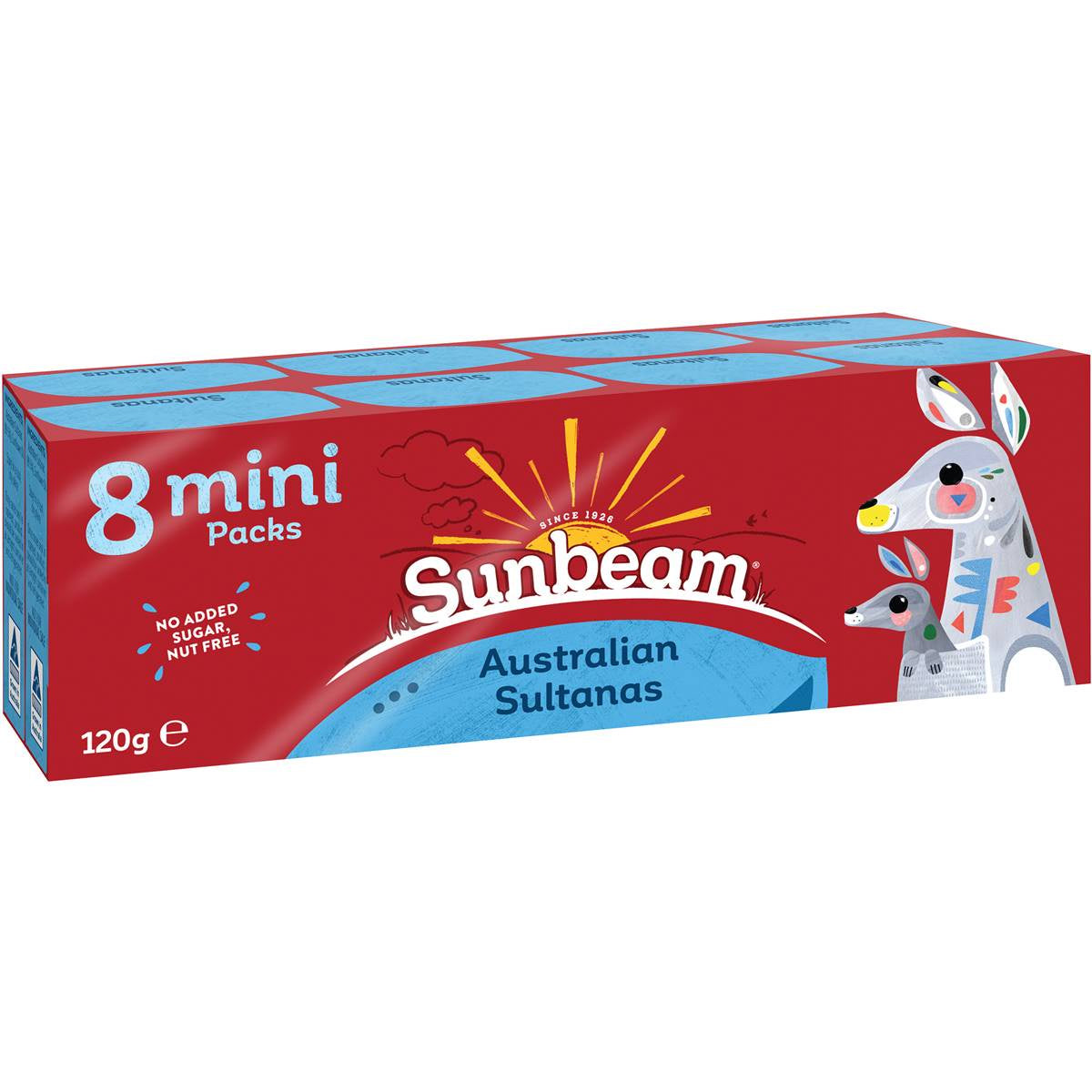 Sunbeam Mini Sultanas 8pk 120g