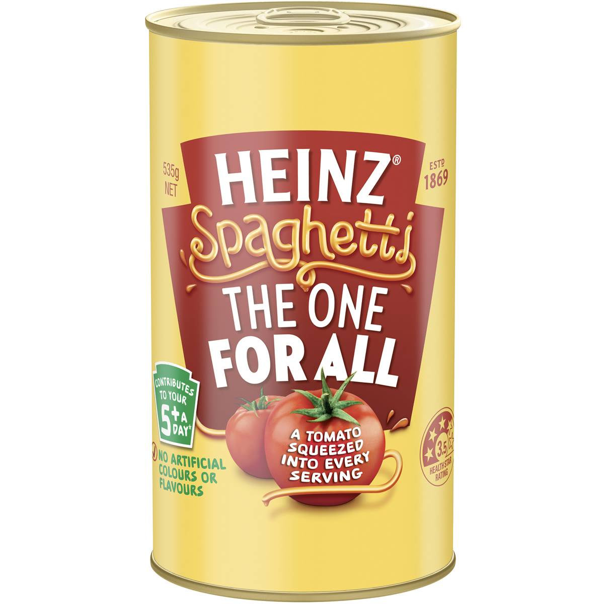Heinz Spaghetti Cheese The One For All Pasta 535g