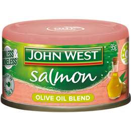 John West Salmon In Olive Oil 95g