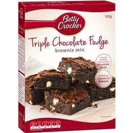 Betty Crocker Triple Chocolate Fudge Brownie Baking Mix