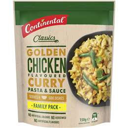 Continental Pasta Chicken Curry Value Pack 150g