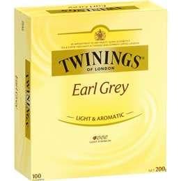 Twinings Earl Grey Tea Bags 100pk 200g