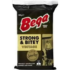 Bega Cheese Block Strong & Bitey 500g