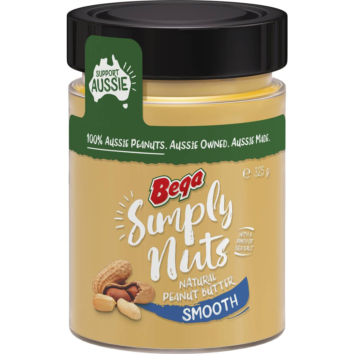 Bega Peanut Butter Simply Nuts Smooth 325g