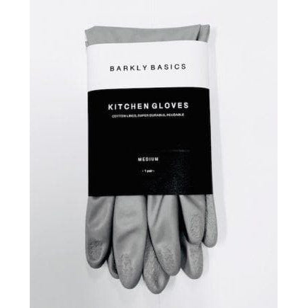 Barkly Basics Grey Kitchen Gloves Medium 1pair