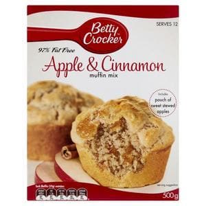 Betty Crocker Apple & Cinnamon Muffin Mix 500g