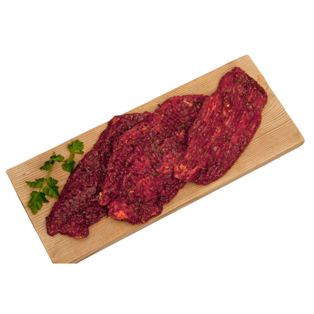 Beef Marinated BBQ Steak 2 pack p/kg *FROZEN*