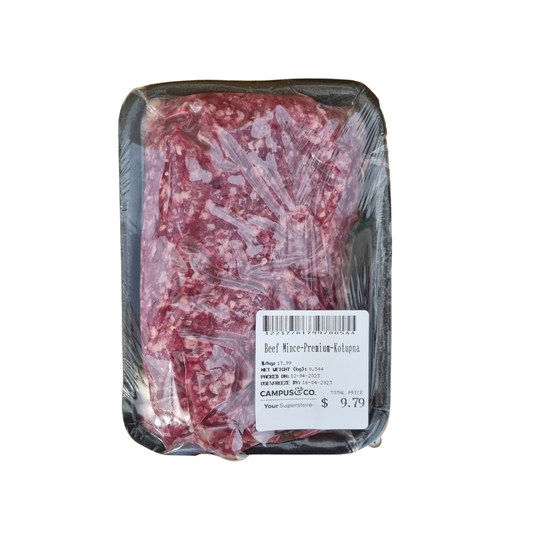 Beef Mince Premium Kotupna 500g *FROZEN*