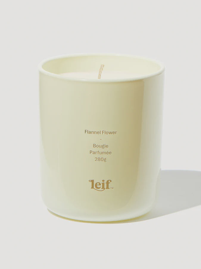 Leif Flannel Flower Soy Candle