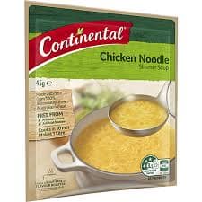 Continental Simmer Soup Mix Chicken Noodle  45g