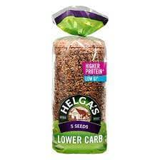 Helgas Lower Carb 5 Seed Bread 700g *FROZEN*