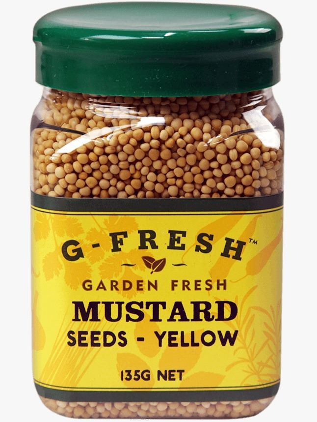 G Fresh Mustard Seeds Yellow 135g